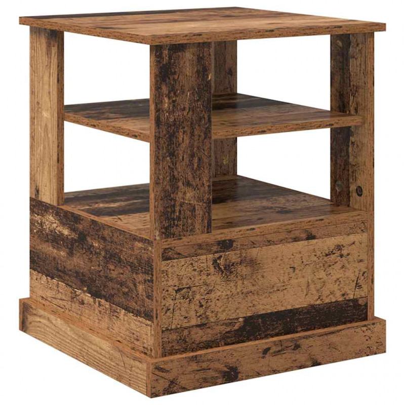 Szafka Nocna z szufladą z półką Stare drewno 50 x 50 x 60 cm