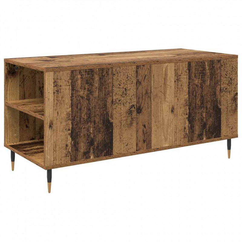Stolik kawowy z szufladą Stare drewno 102 x 44,5 x 50 cm