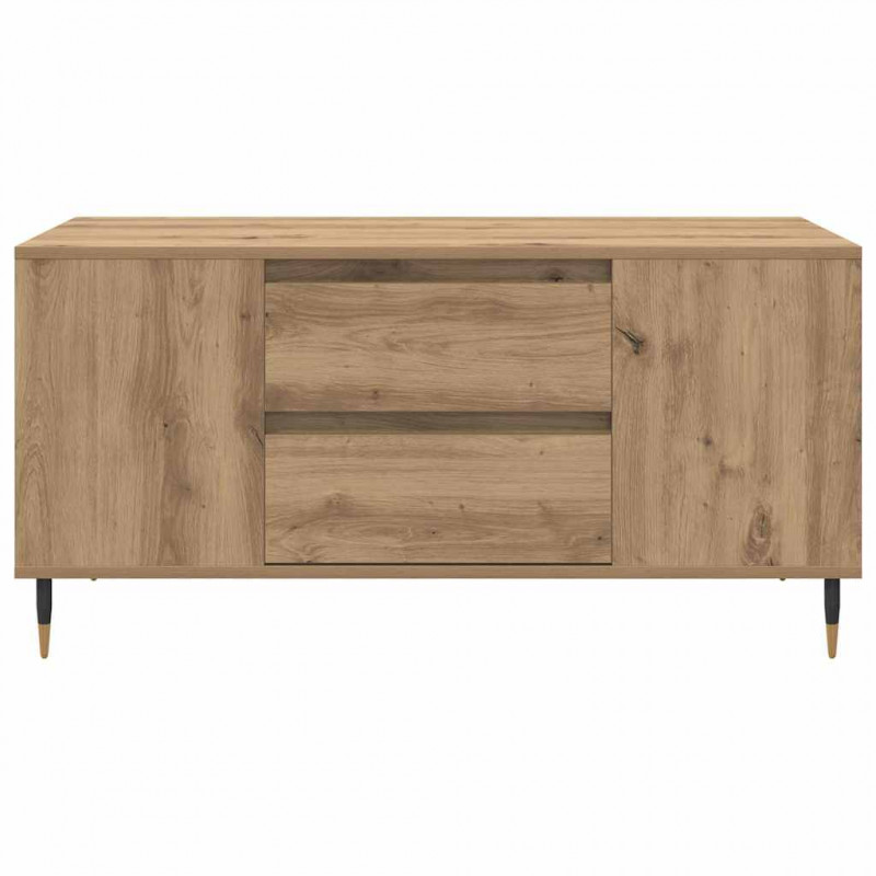 Stolik kawowy z szufladą Dąb rzemieślniczy 102 x 44,5 x 50 cm