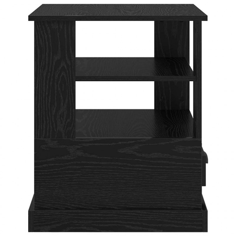 Szafka Nocna Czarny Dąb 50 x 50 x 60 cm Materiał drewnopochodny