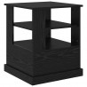 Szafka Nocna Czarny Dąb 50 x 50 x 60 cm Materiał drewnopochodny