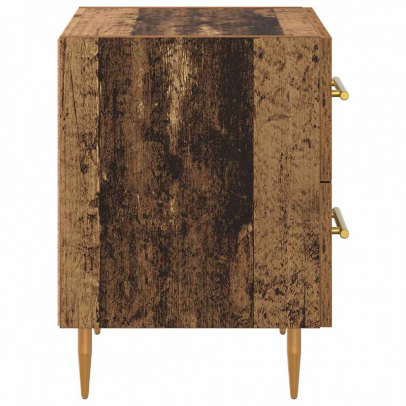 Szafka Nocna z szufladą 2 pcs Stare drewno 40 x 35 x 47,5 cm