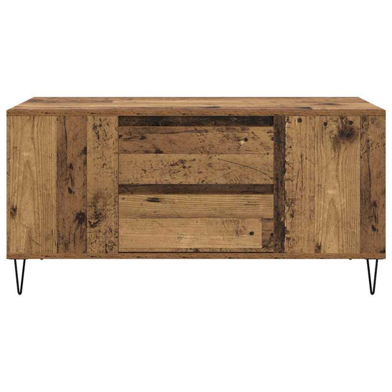 Stolik kawowy z szufladą Stare drewno 102 x 44,5 x 50 cm
