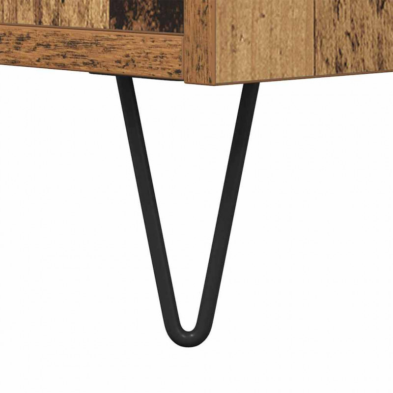 Stolik kawowy z szufladą Stare drewno 102 x 44,5 x 50 cm