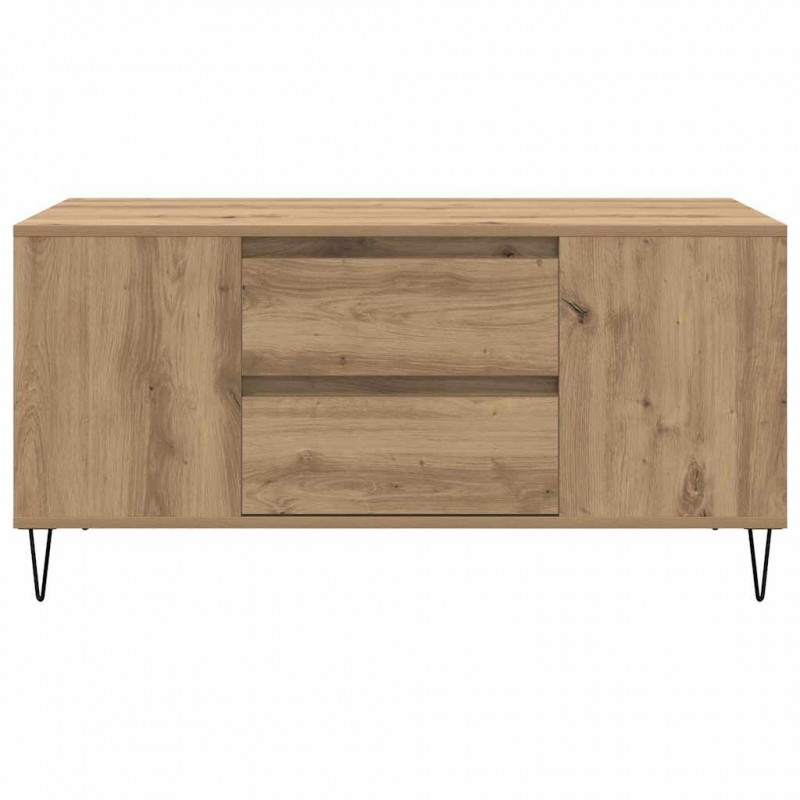 Stolik kawowy z szufladą Dąb rzemieślniczy 102 x 44,5 x 50 cm