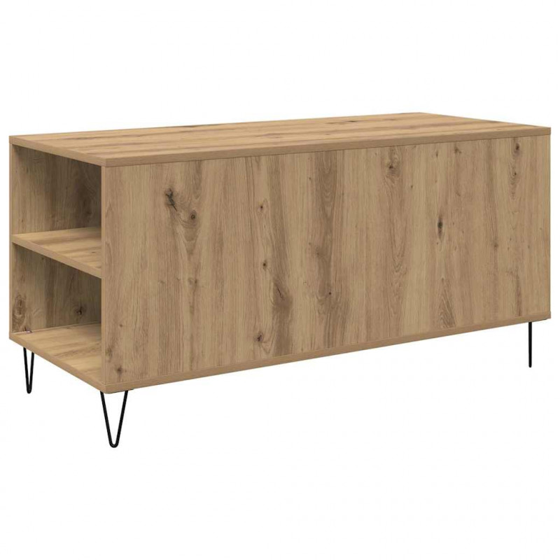 Stolik kawowy z szufladą Dąb rzemieślniczy 102 x 44,5 x 50 cm