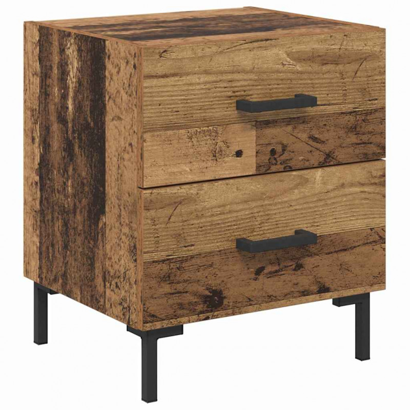Szafka Nocna z szufladą 2 pcs Stare drewno 40 x 35 x 47,5 cm