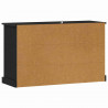 Bufet Czarny Dąb 100 x 35,5 x 60 cm Materiał drewnopochodny