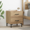 Szafka Nocna 2 pcs Dąb rzemieślniczy 40 x 35 x 47,5 cm