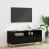 Szafka pod telewizor z szufladą Czarny Dąb 100 x 34,5 x 44,5 cm