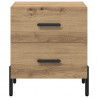 Szafka Nocna 2 pcs Dąb rzemieślniczy 40 x 35 x 47,5 cm