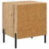 Szafka Nocna 2 pcs Dąb rzemieślniczy 40 x 35 x 47,5 cm