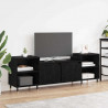 Szafka pod telewizor Czarny Dąb 160 x 35 x 55 cm