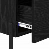 Szafka Nocna z szufladą 2 pcs Czarny Dąb 40 x 35 x 47,5 cm