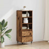 Highboard Stare drewno 40 x 36 x 110 cm Materiał drewnopochodny