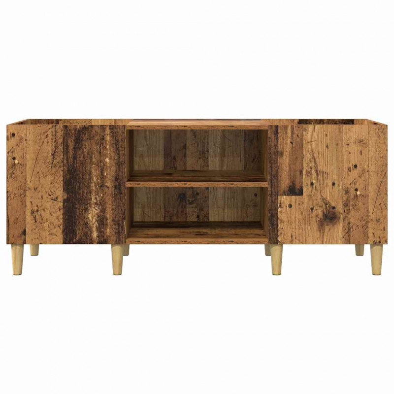 Szafka na płyty winylowe Stare drewno 121 x 38 x 48 cm