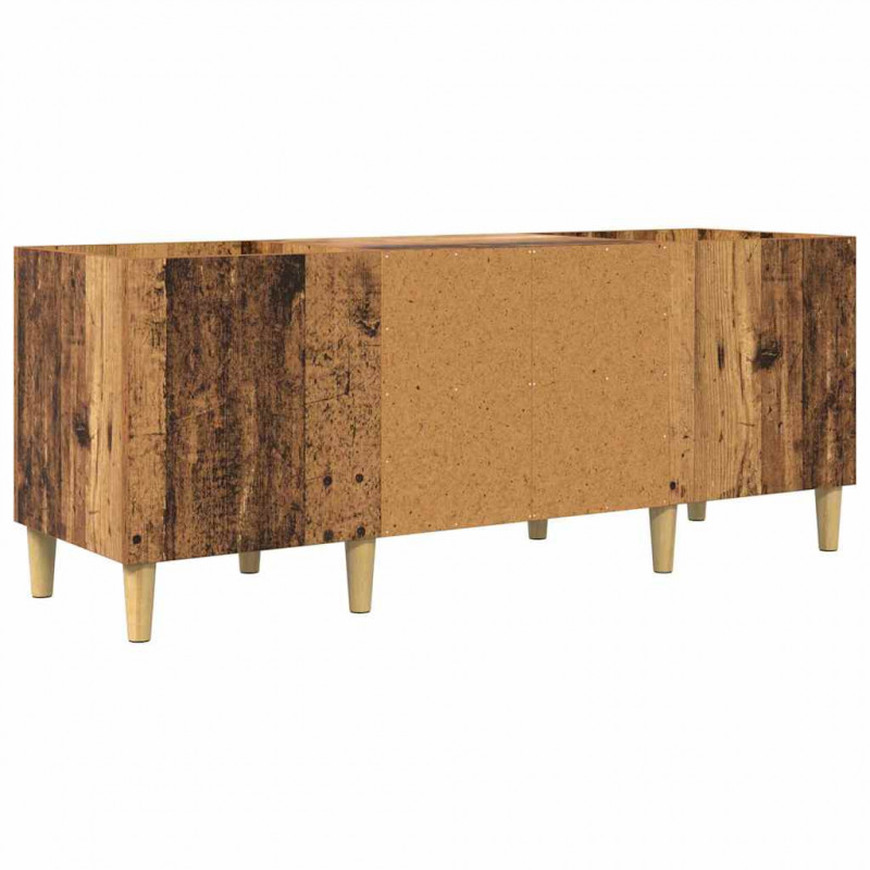 Szafka na płyty winylowe Stare drewno 121 x 38 x 48 cm