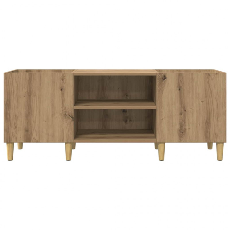 Szafka na płyty winylowe Dąb rzemieślniczy 121 x 38 x 48 cm