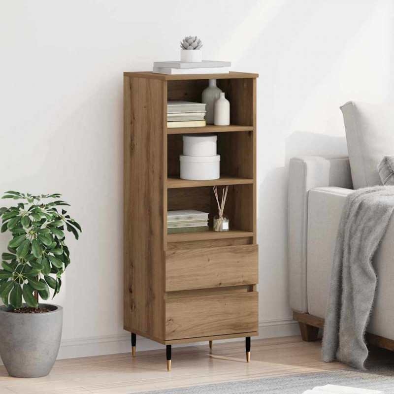 Highboard z szufladą Dąb rzemieślniczy 40 x 36 x 110 cm