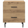 Szafka Nocna 2 pcs Dąb rzemieślniczy 40 x 35 x 47,5 cm
