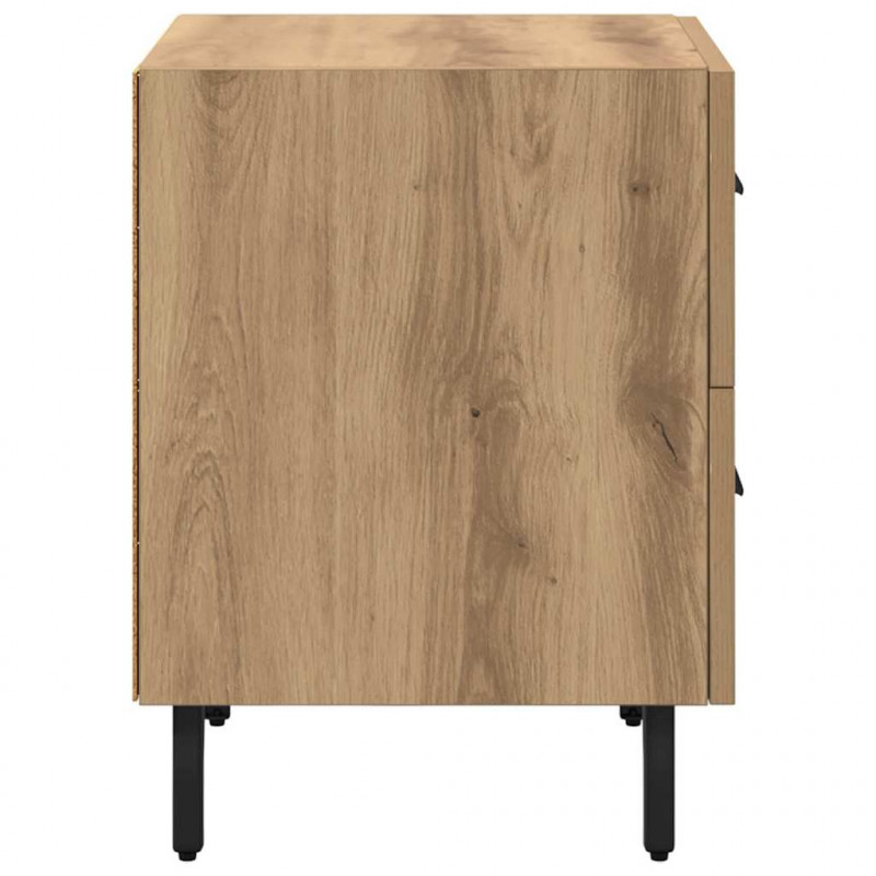 Szafka Nocna 2 pcs Dąb rzemieślniczy 40 x 35 x 47,5 cm
