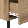 Szafka Nocna 2 pcs Dąb rzemieślniczy 40 x 35 x 47,5 cm