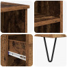 Highboard Stare drewno 40 x 36 x 110 cm Materiał drewnopochodny
