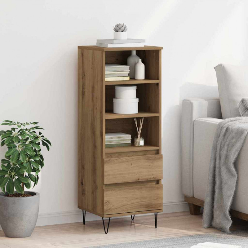 Highboard z szufladą Dąb rzemieślniczy 40 x 36 x 110 cm
