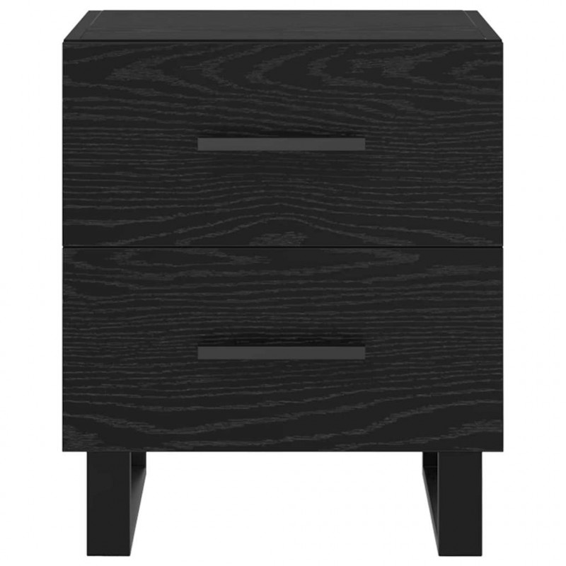 Szafka Nocna z szufladą 2 pcs Czarny Dąb 40 x 35 x 47,5 cm