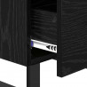 Szafka Nocna z szufladą 2 pcs Czarny Dąb 40 x 35 x 47,5 cm