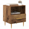 Stolik nocny Brązowy 40 x 35 x 47,5 cm Materiał drewnopochodny