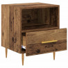 Stolik nocny Brązowy 40 x 35 x 47,5 cm Materiał drewnopochodny