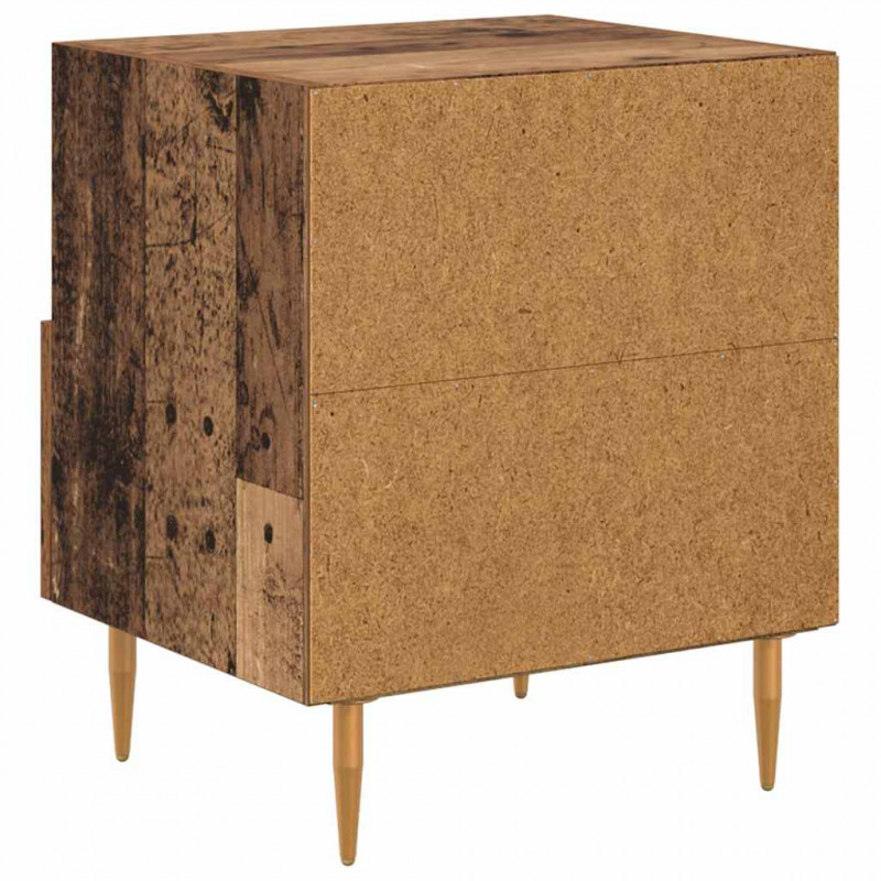 Stolik nocny Brązowy 40 x 35 x 47,5 cm Materiał drewnopochodny