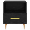 Stolik nocny Czarny 40 x 35 x 47,5 cm Materiał drewnopochodny