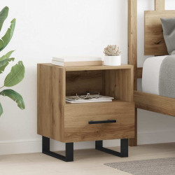 Szafka Nocna 2 pcs Dąb rzemieślniczy 40 x 35 x 47,5 cm