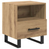 Szafka Nocna 2 pcs Dąb rzemieślniczy 40 x 35 x 47,5 cm