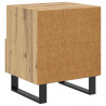 Szafka Nocna 2 pcs Dąb rzemieślniczy 40 x 35 x 47,5 cm