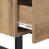 Szafka Nocna 2 pcs Dąb rzemieślniczy 40 x 35 x 47,5 cm