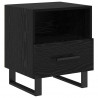 Szafka Nocna z szufladą 2 pcs Czarny Dąb 40 x 35 x 47,5 cm