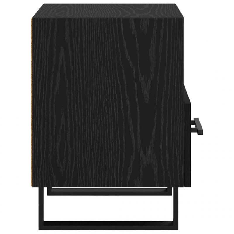 Szafka Nocna z szufladą 2 pcs Czarny Dąb 40 x 35 x 47,5 cm