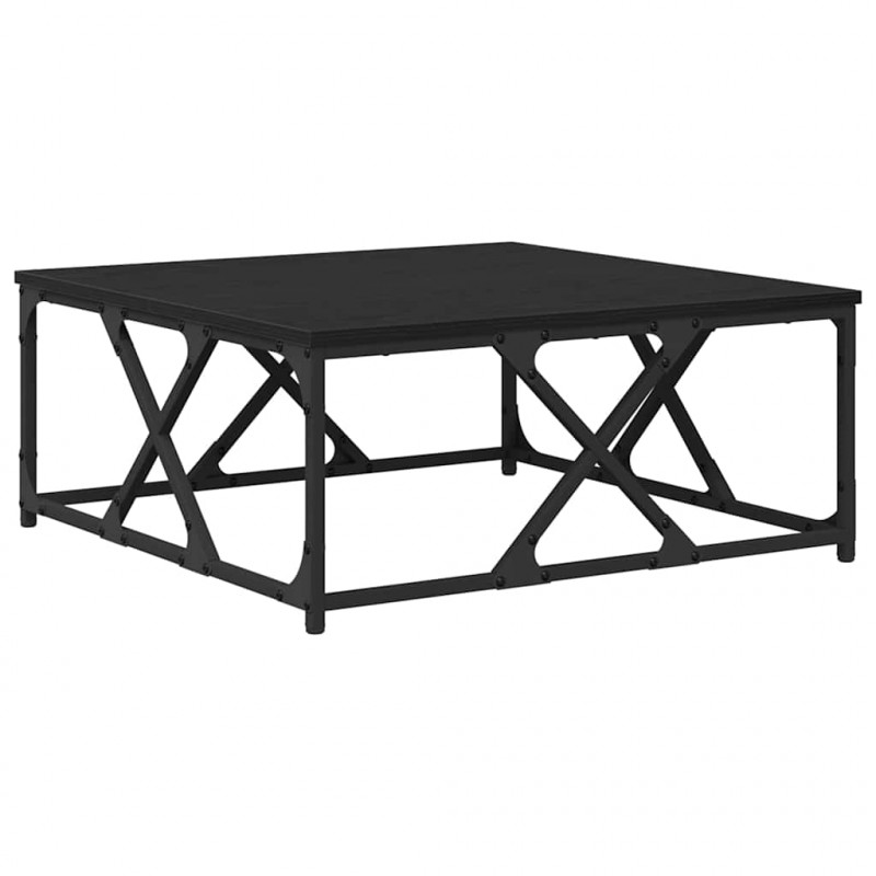 Stolik kawowy Czarny Dąb 70 x 70 x 30 cm