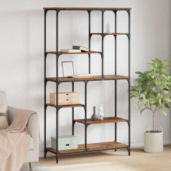 Półka na książki Stare drewno 99 x 35,5 x 176 cm