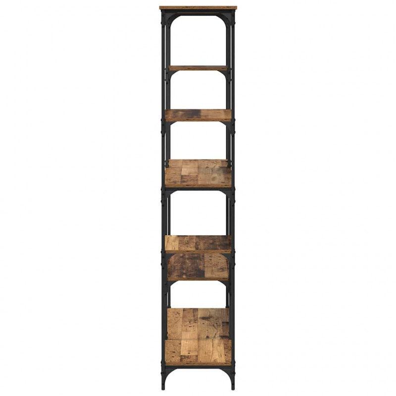 Półka na książki Stare drewno 99 x 35,5 x 176 cm