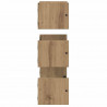 Zestaw półek ściennych 3 pcs Dąb rzemieślniczy 40x16x14cm
