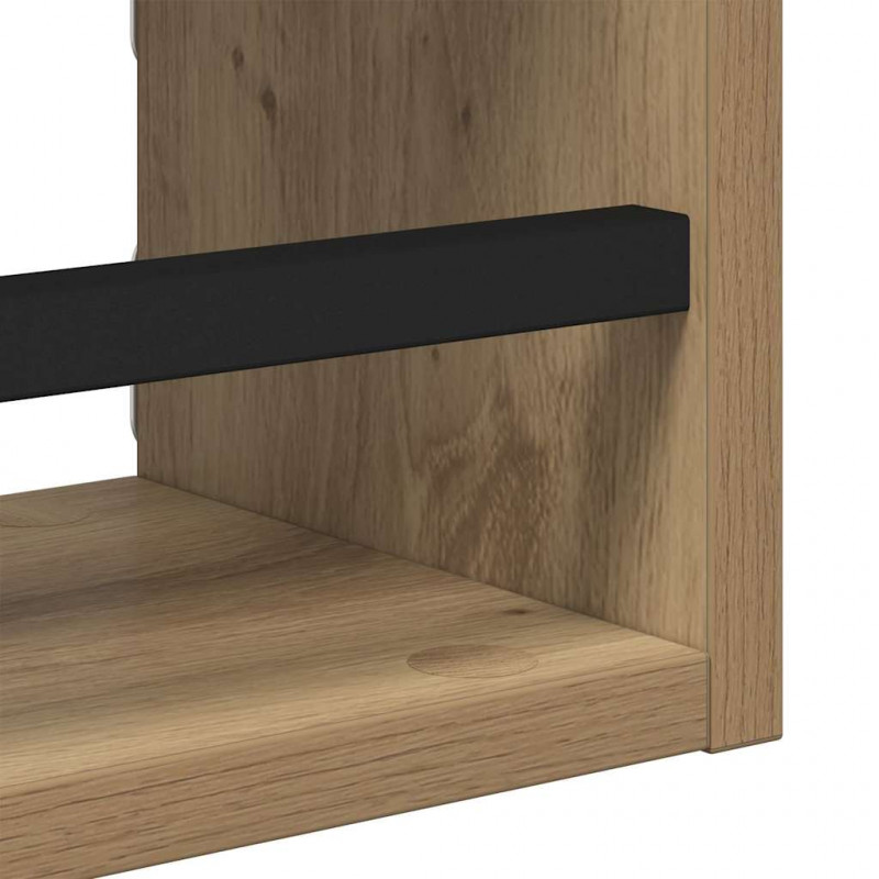 Zestaw półek ściennych 3 pcs Dąb rzemieślniczy 40x16x14cm