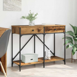 Konsola Stare drewno 100 x 39 x 78,5 cm Materiał drewnopochodny