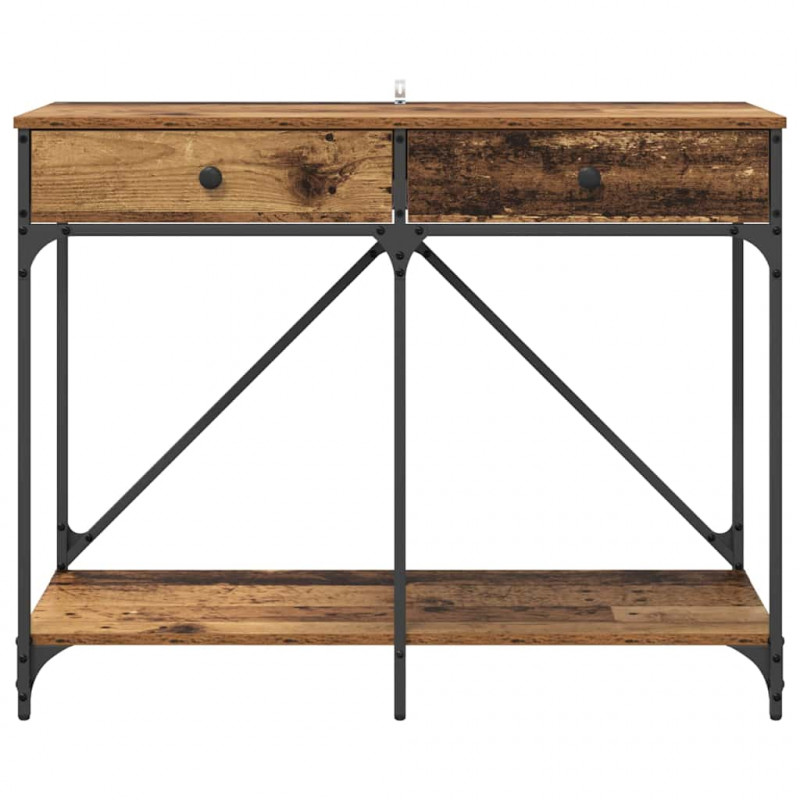 Konsola Stare drewno 100 x 39 x 78,5 cm Materiał drewnopochodny