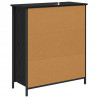 Bufet Czarny Dąb 70 x 30 x 80 cm Materiał drewnopochodny