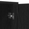 Bufet Czarny Dąb 70 x 30 x 80 cm Materiał drewnopochodny
