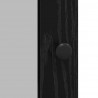 Bufet Czarny Dąb 100 x 35 x 80 cm Materiał drewnopochodny